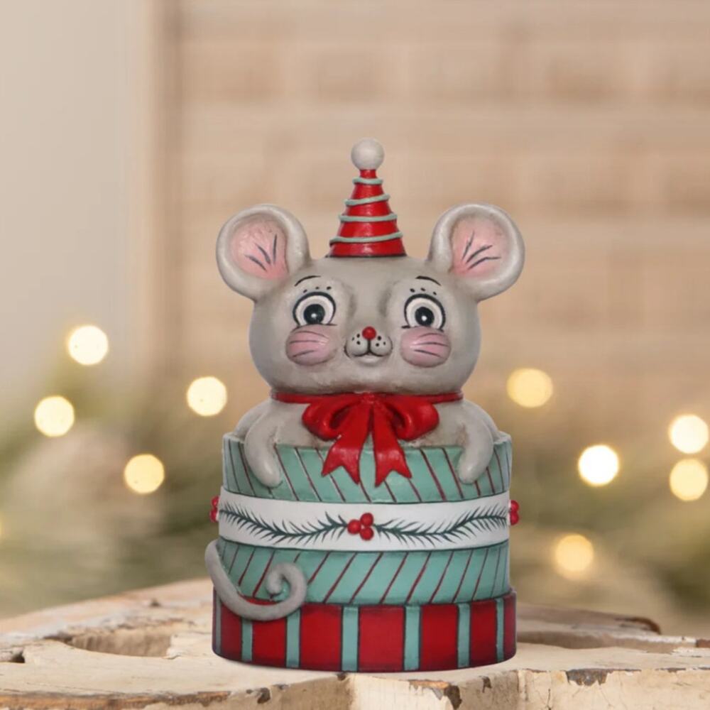 Bethany Lowe Johanna Parker Spencer Mouse Merry Boo Gift Box NEW